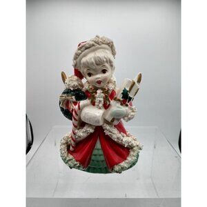 Vintage 1956 Napco Christmas Angel Figurine/planter